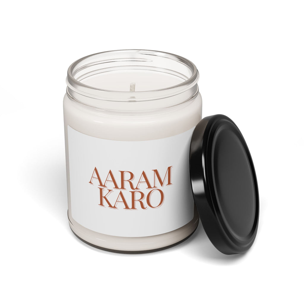 AARAM کرو خوشبو والی سویا کینڈل، 9oz دیسی پاکستانی گھریلو سجاوٹ کے تحائف