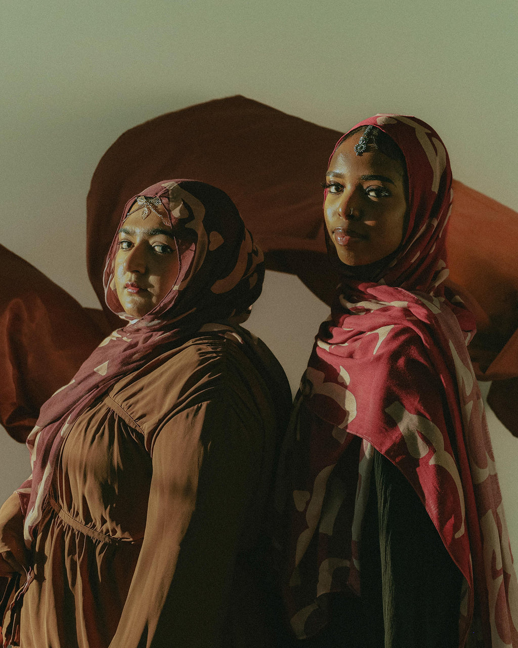 “Hubb” Hijab “Plum Brown” | Modal rectangle hijab
