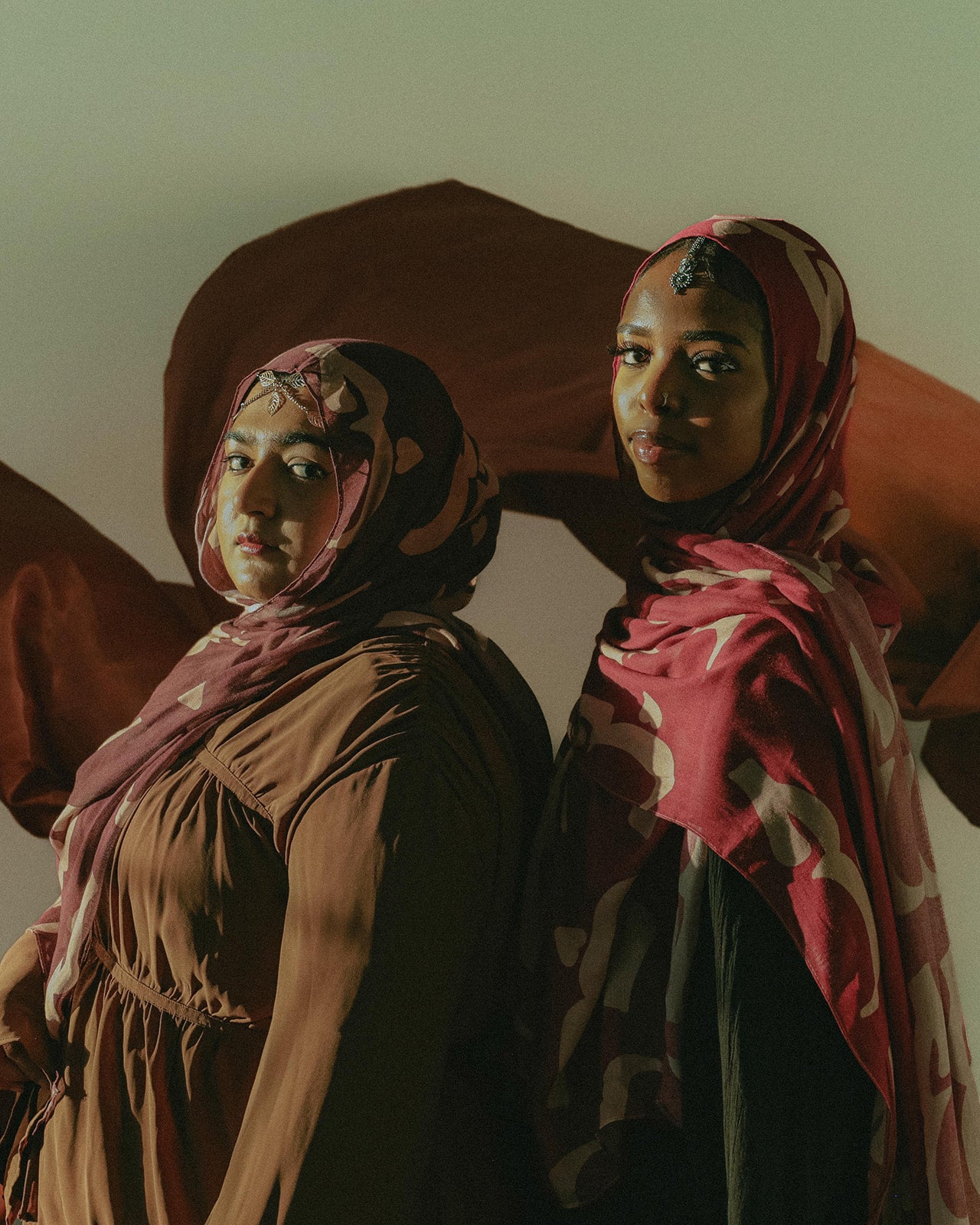 “Hubb” Hijab “Plum Brown” | Modal rectangle hijab