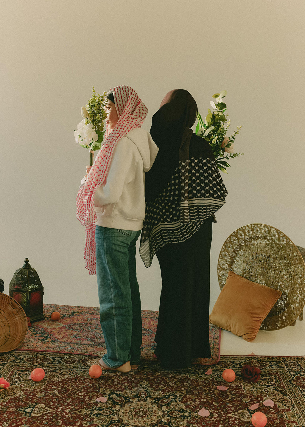 Brown Keffiyeh Hijab | Modal | (Pre-order)