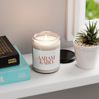 AARAM Karo Scented Soy Candle, 9oz Desi Pakistani Home Decor Gifts | FREE SHIPPING (U.S. & Canada)