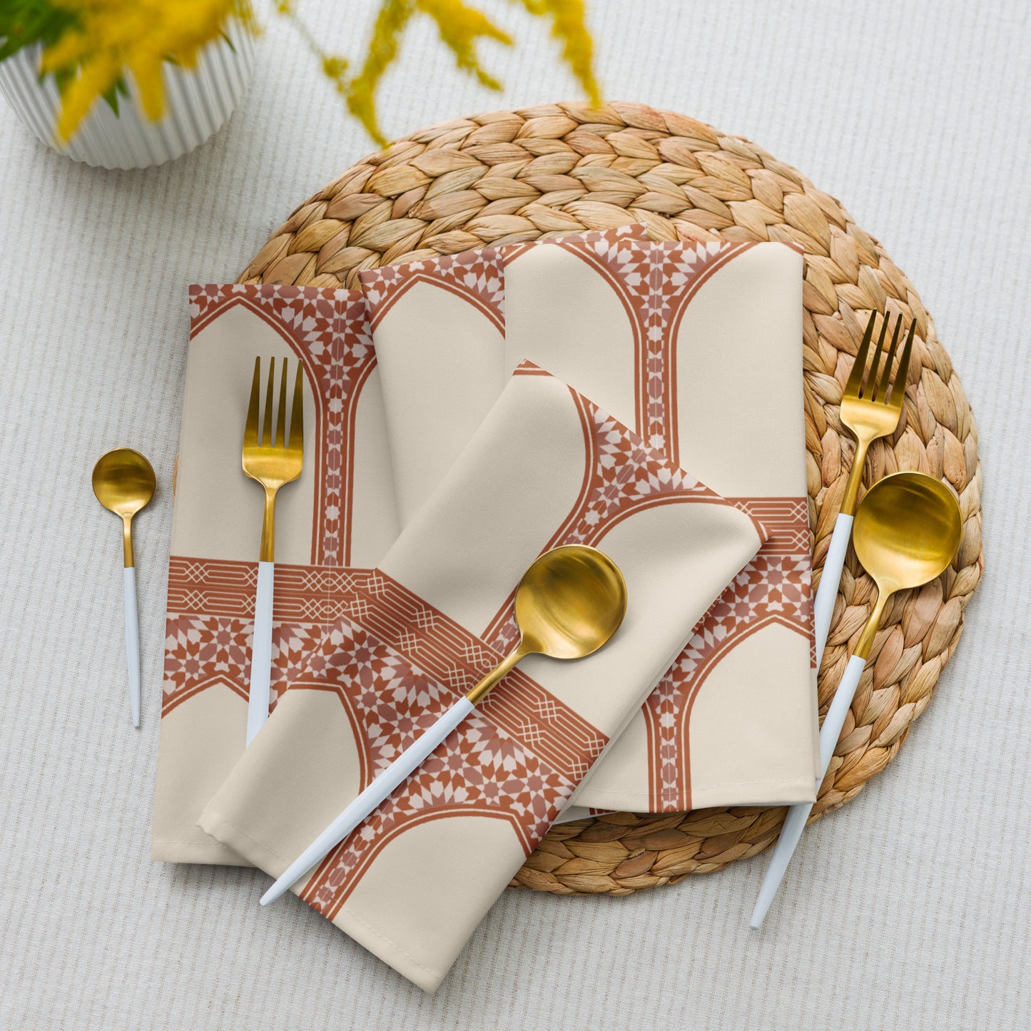 Moroccan Inspired Cloth napkin set