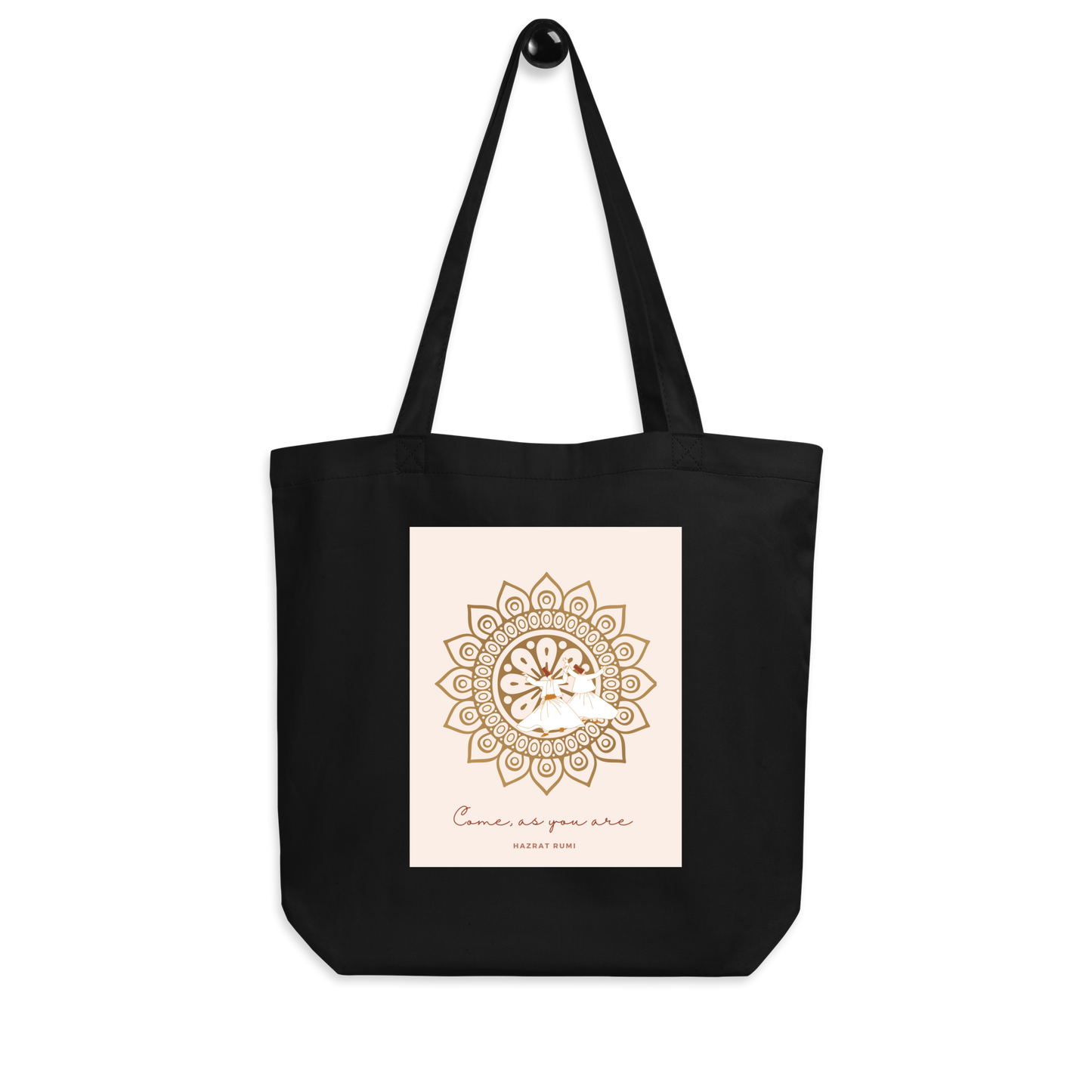 Rumi “Come as you are” Tote Bag | Everyday tote | Hijabi Islamic Gifts | Whirling Dervish