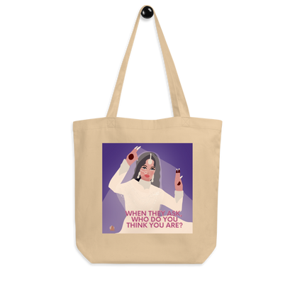 "When they ask" Tote Bag | Old Bollywood Southasian desi tote bag | Bollywood gifts