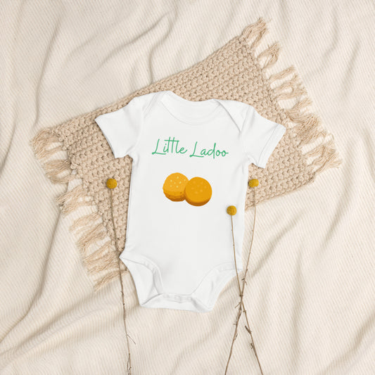 Little Ladoo Onesie | Southasian Desi Pakistani Indian Baby Onesie | Wedding wear