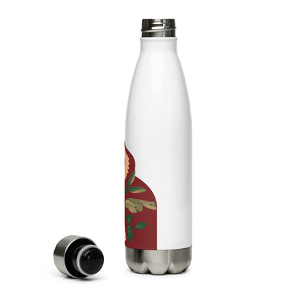 Mughal Inspired Stainless steel water bottle Desi Gifts South Asian Home Kitchen Decor