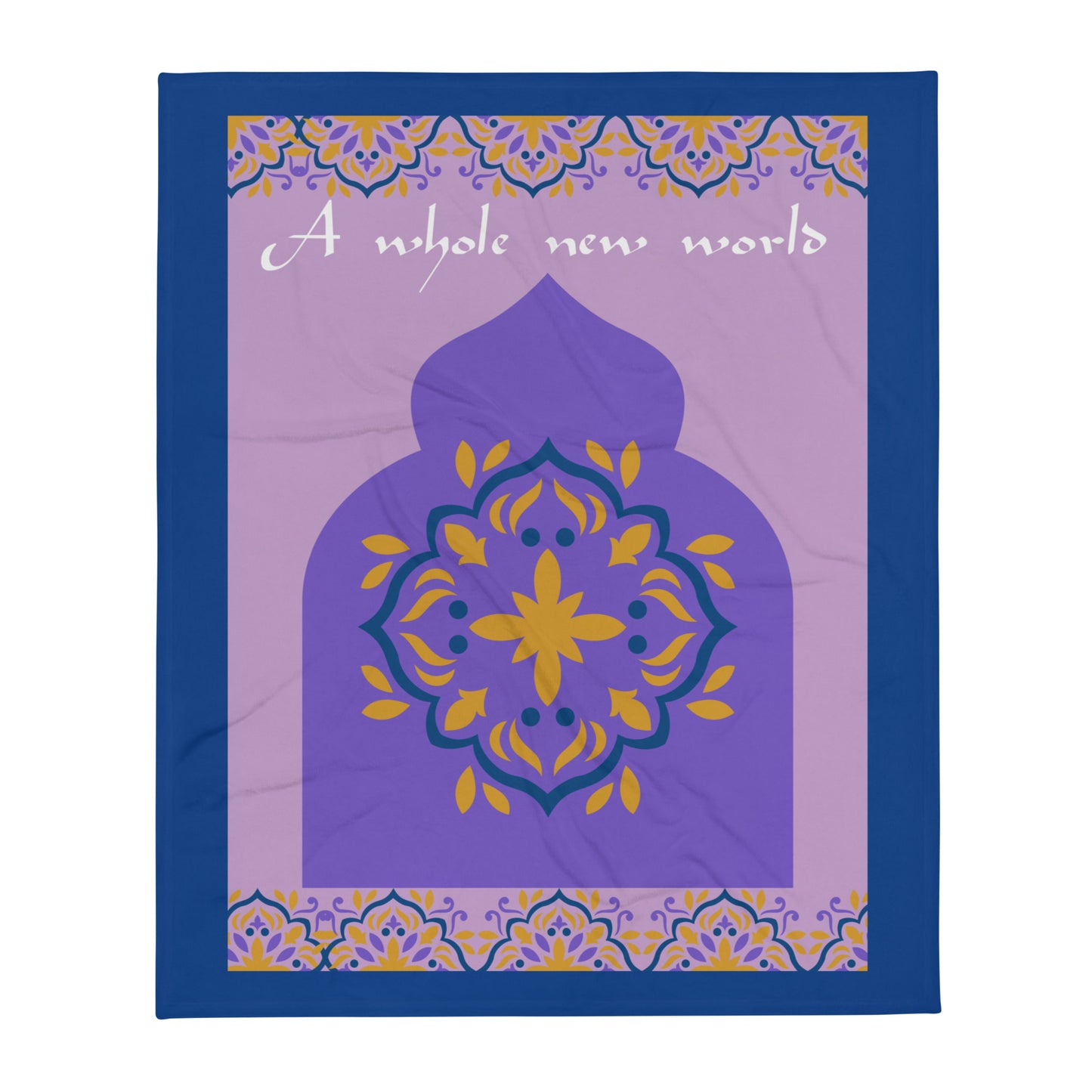 A Whole New World Aladdin Throw Blanket