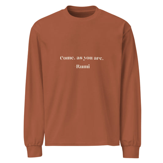 Come as you are Rumi Inspired long sleeve shirt | Muslim Apparel and Gifts