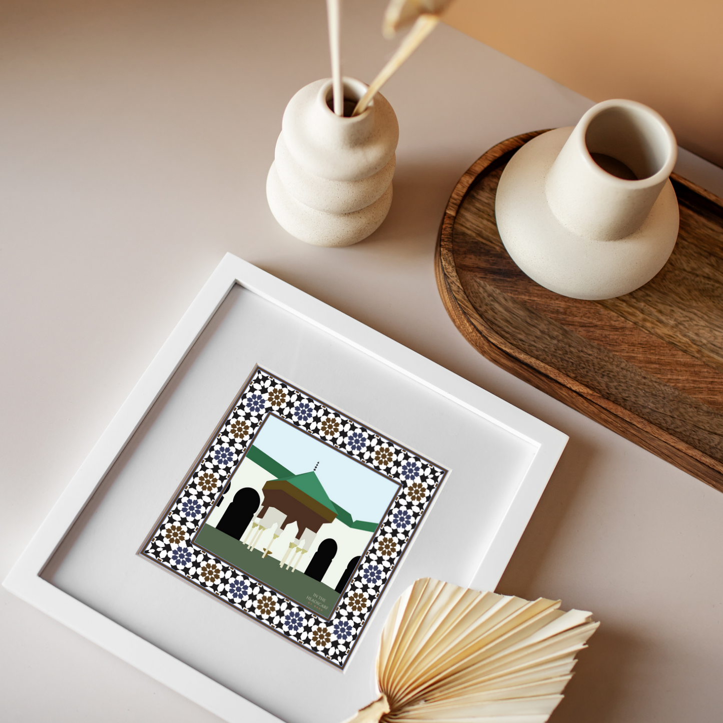 Fatima al Fihri Art Print | 12 x 12 | Islamic Architecture