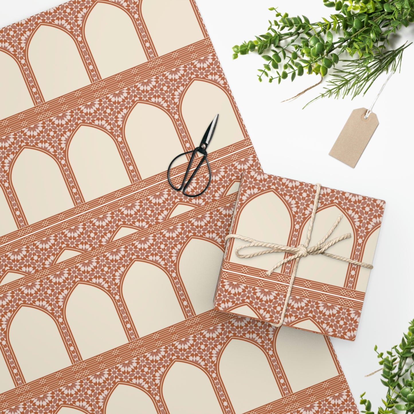 Moroccan Inspired Wrapping Paper | Eid Wrapping Paper