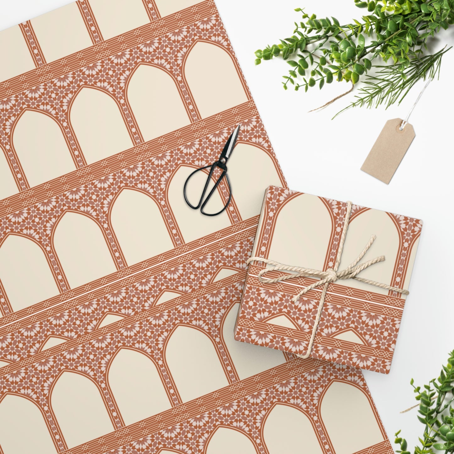 Moroccan Inspired Wrapping Paper | Eid Wrapping Paper