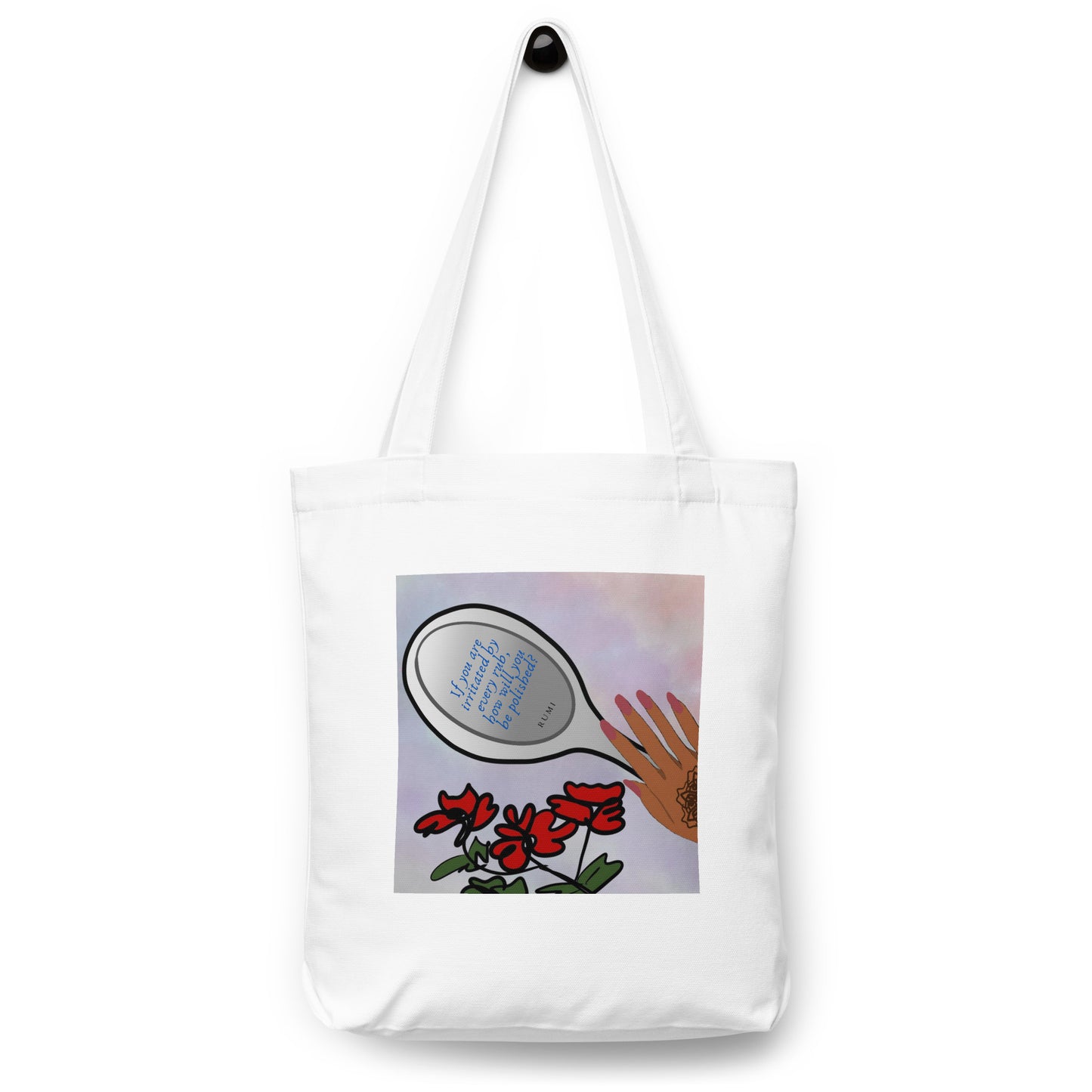 Polished Mirror | Rumi Cotton tote bag