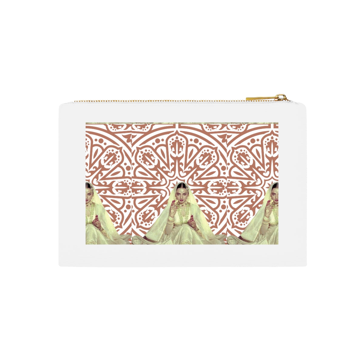 Rekha Makeup Skincare bag mockup front view