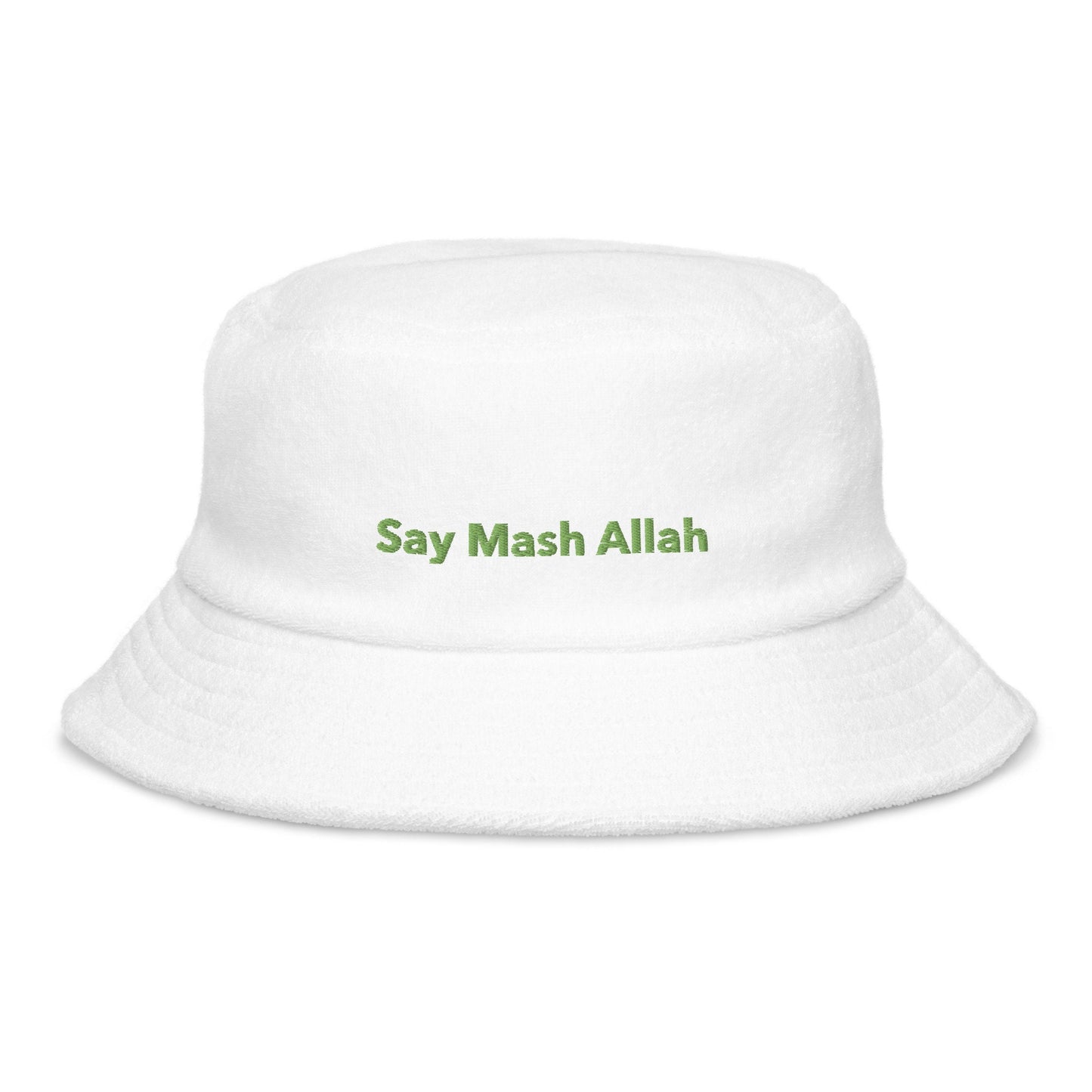 Arabic "Say Mash Allah" Bucket Hat | Muslim Apparel | Muslim Bucket Hat