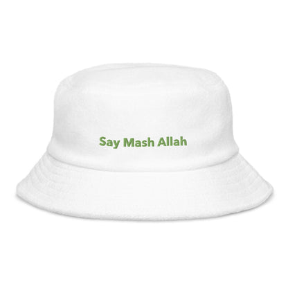 Arabic "Say Mash Allah" Bucket Hat | Muslim Apparel | Muslim Bucket Hat