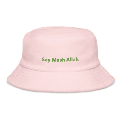 Arabic "Say Mash Allah" Bucket Hat | Muslim Apparel | Muslim Bucket Hat