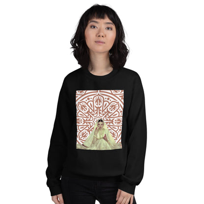 Rekha Bollywood Queen Unisex Sweatshirt | Desi Apparel | Black | S-5x