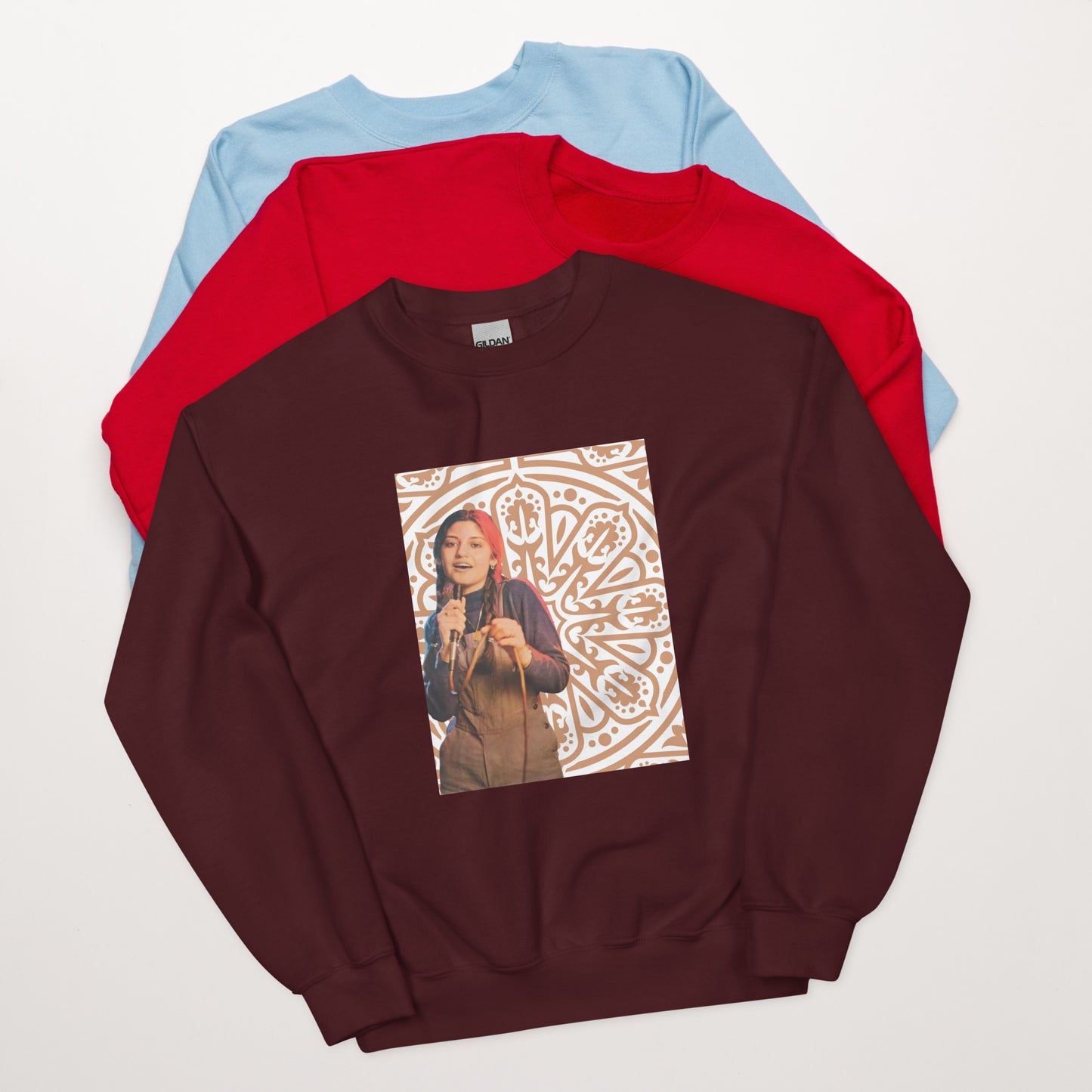 Nazia Hassan Sweatshirt | Desi Apparel | 8 colors | Pakistani Apparel